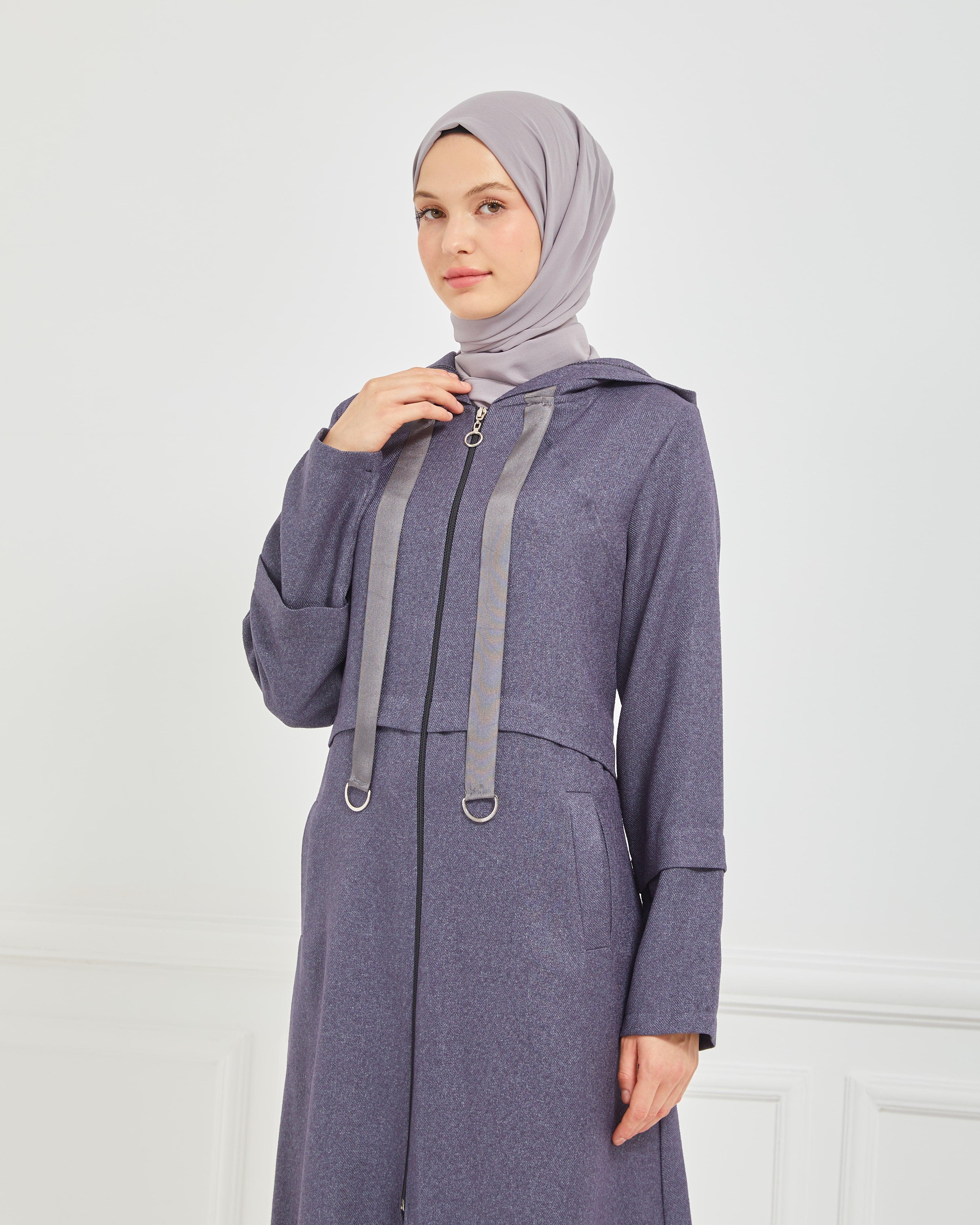 Kapşonlu Kap Gri | 901424