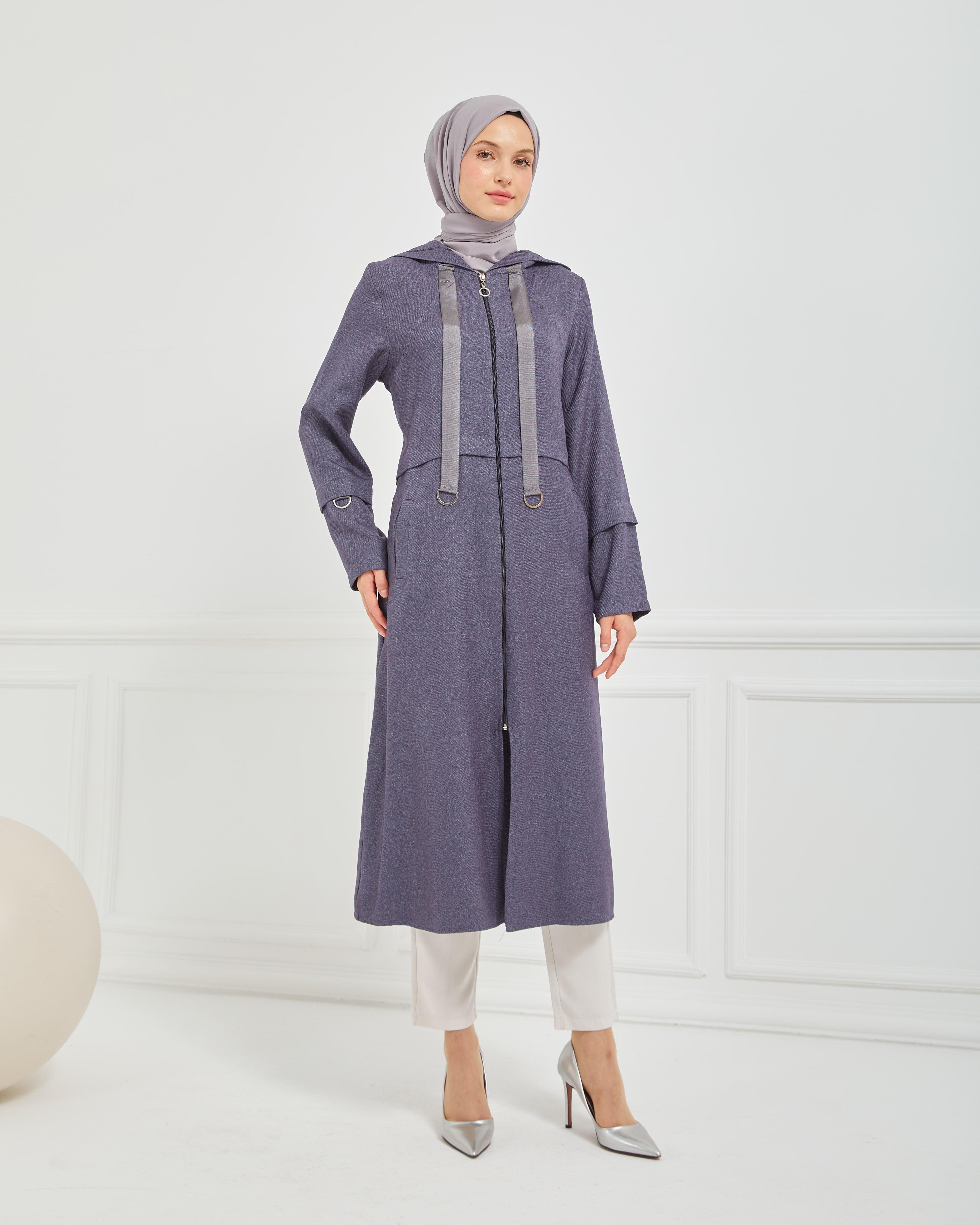 Kapşonlu Kap Gri | 901424