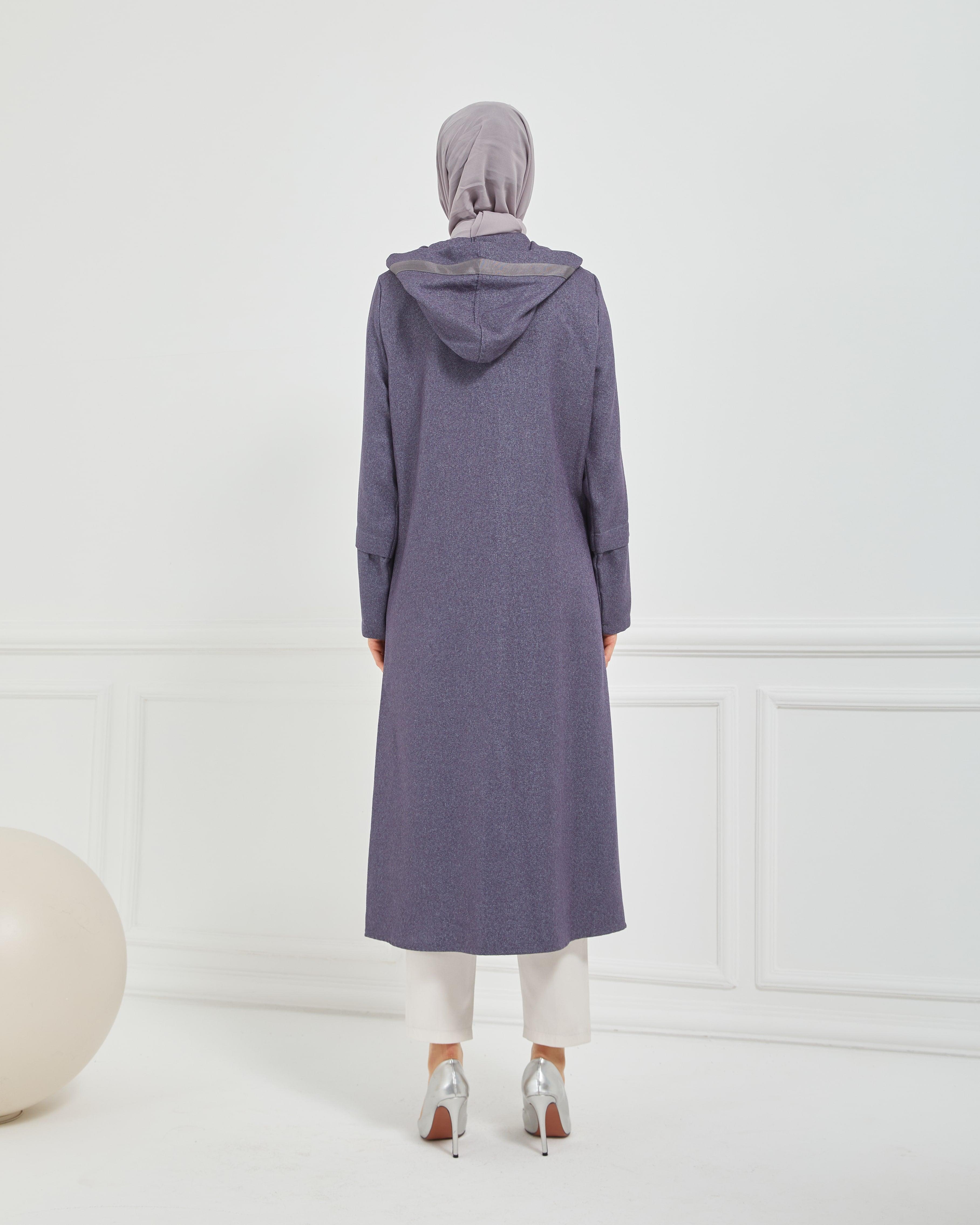 Kapşonlu Kap Gri | 901424