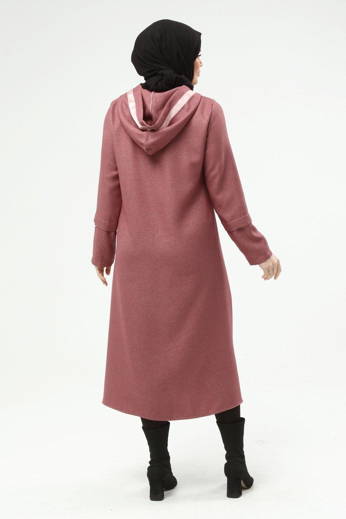 Kapşonlu Kap Pembe | 9014-3